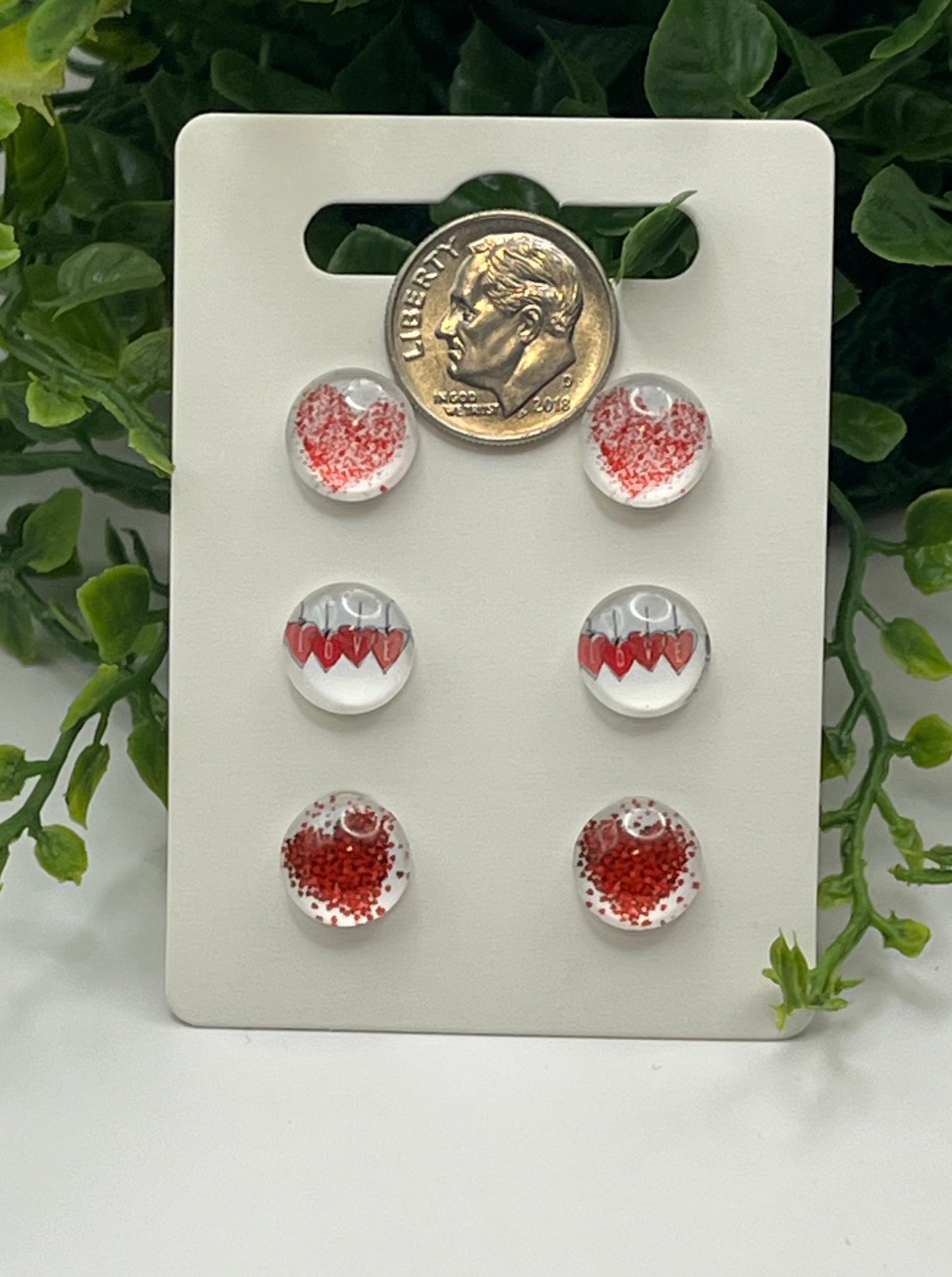 3 Pair Hearts set