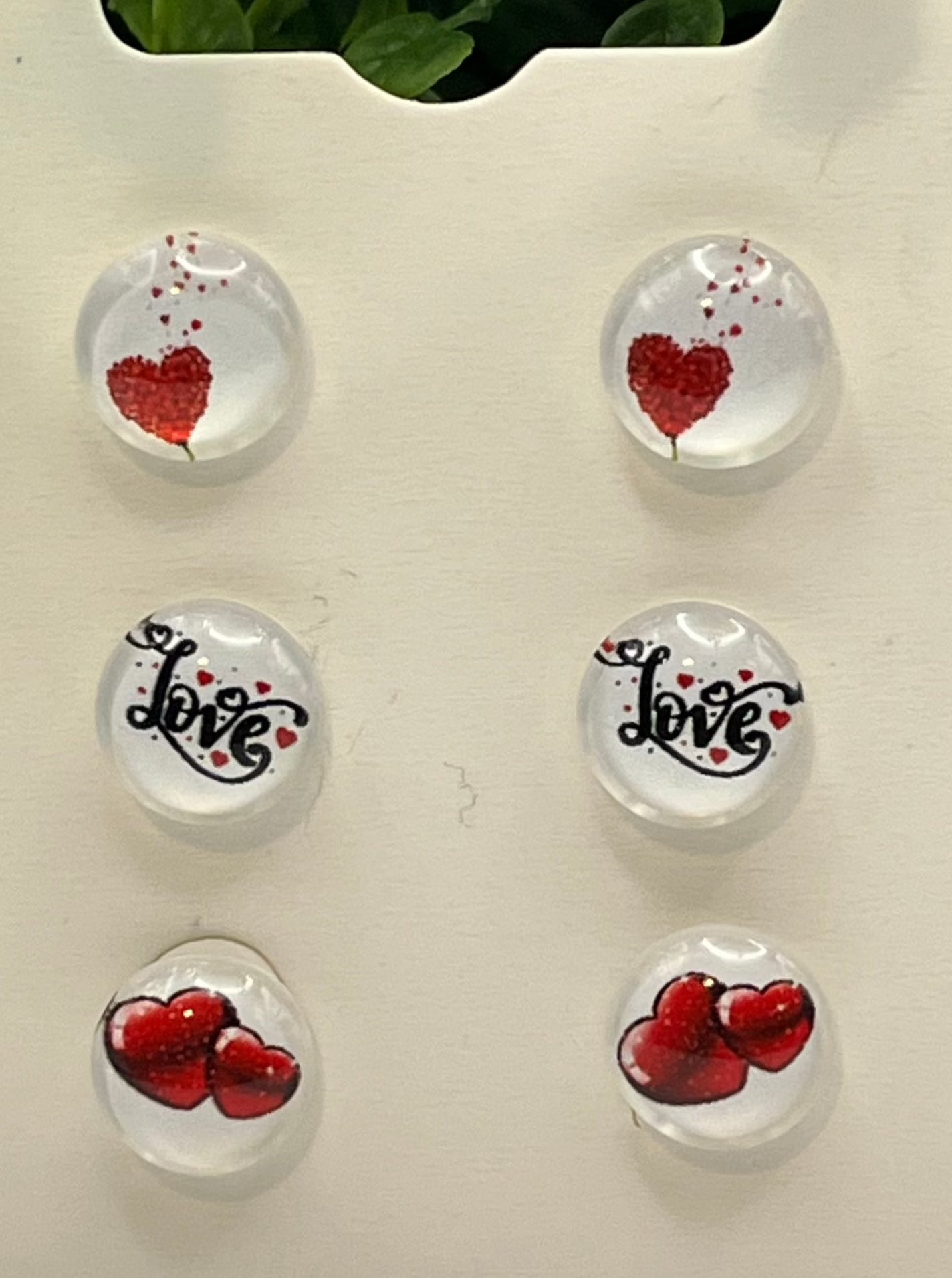 3 Pair Hearts/Love set