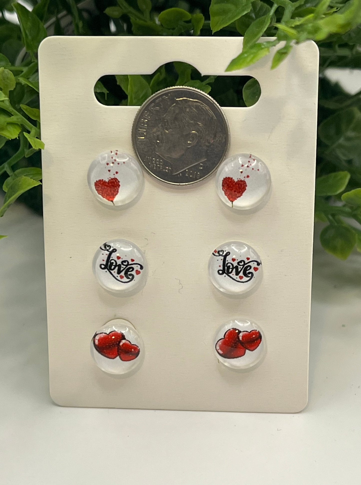 3 Pair Hearts/Love set