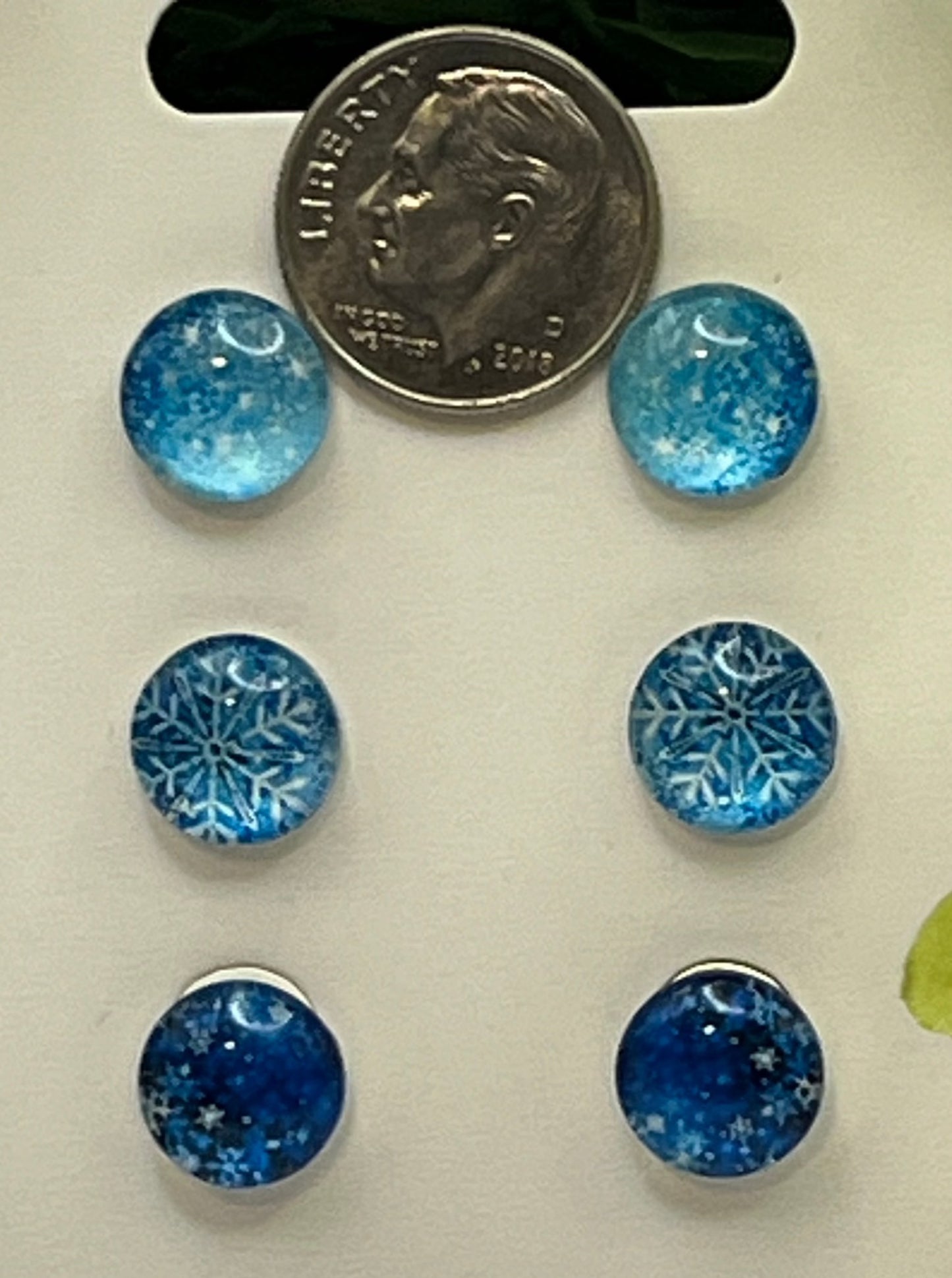 3 Pair Snowflake set