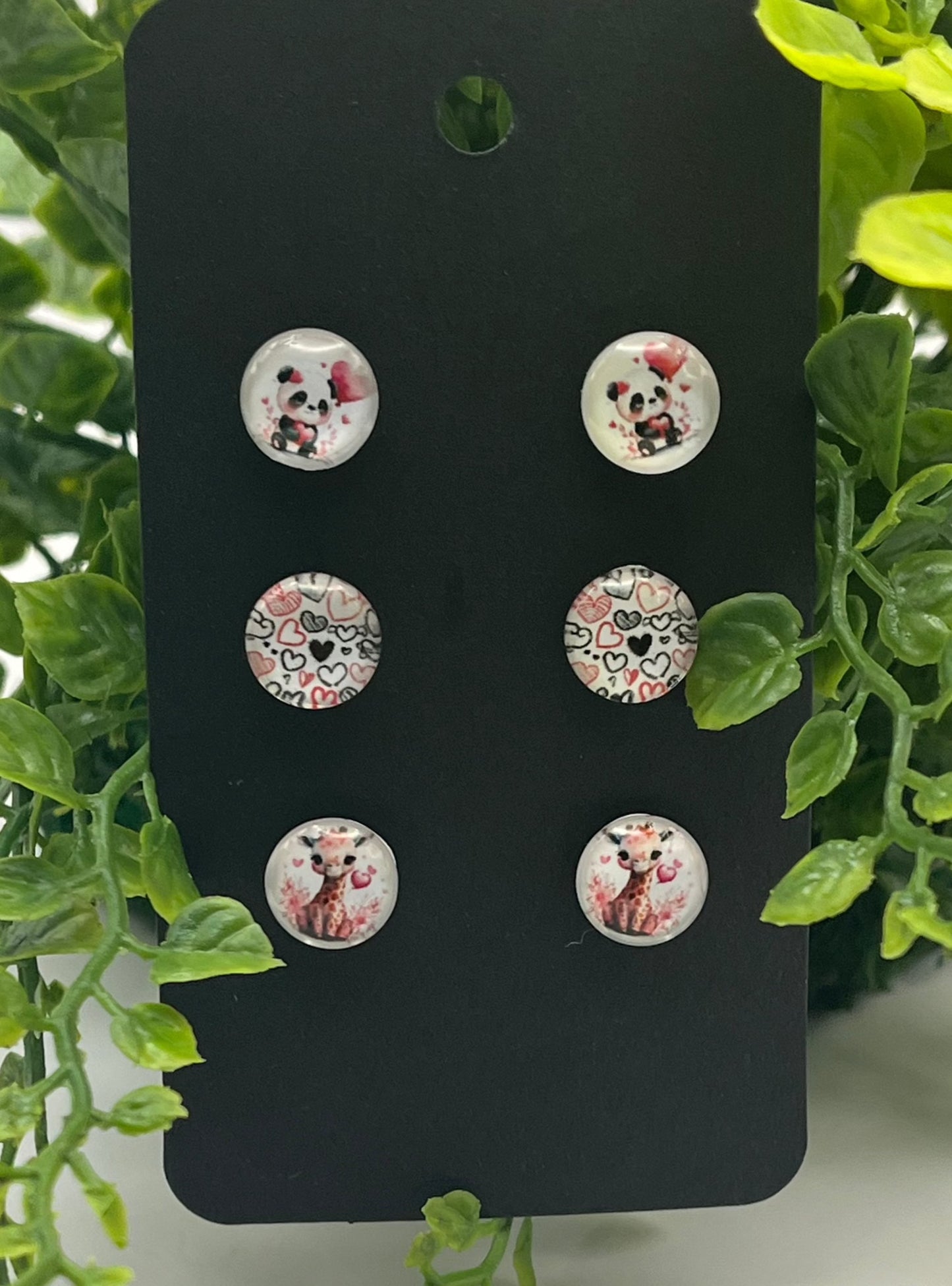 3 Pair Giraffe & Panda set