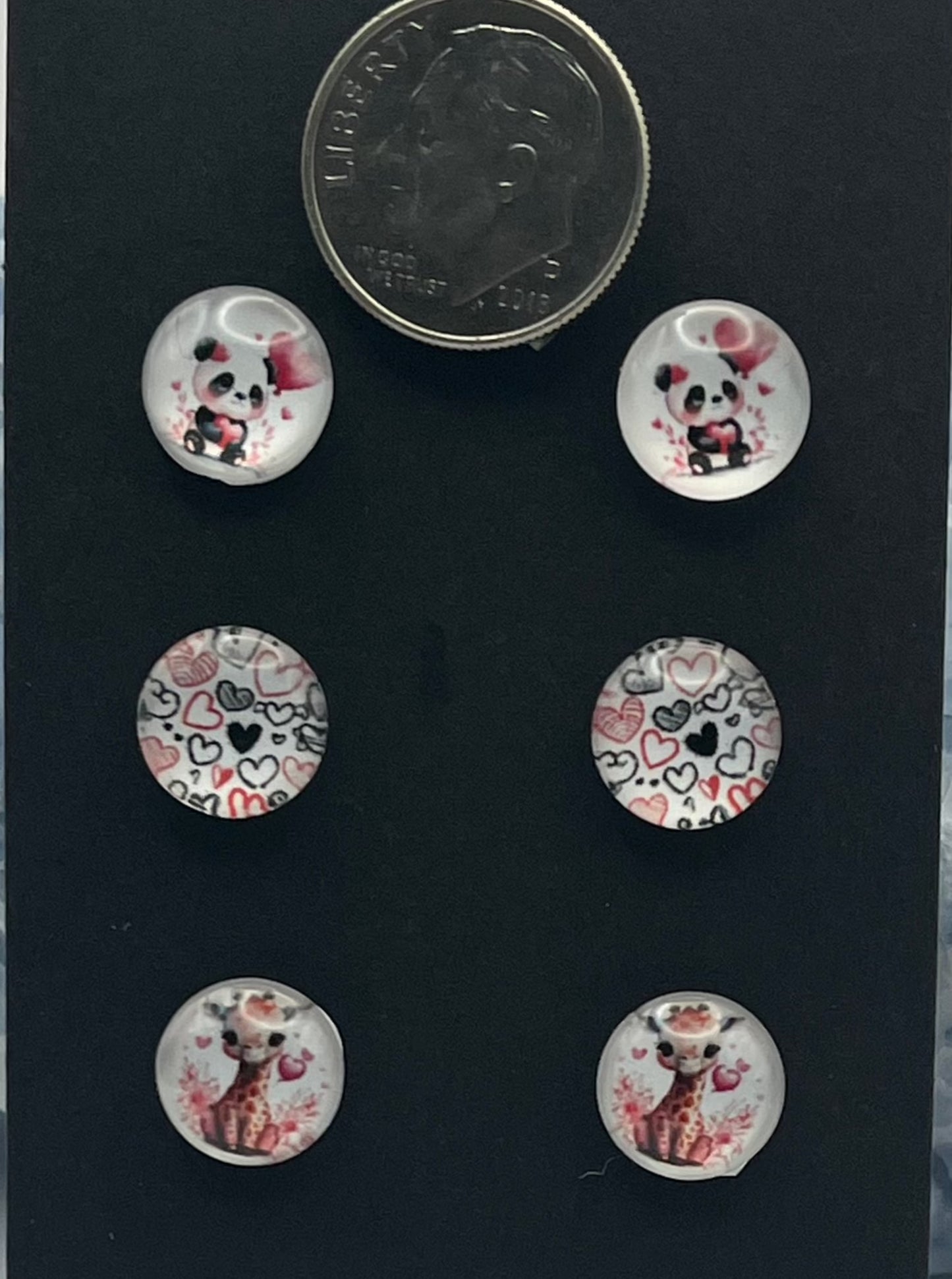 3 Pair Giraffe & Panda set