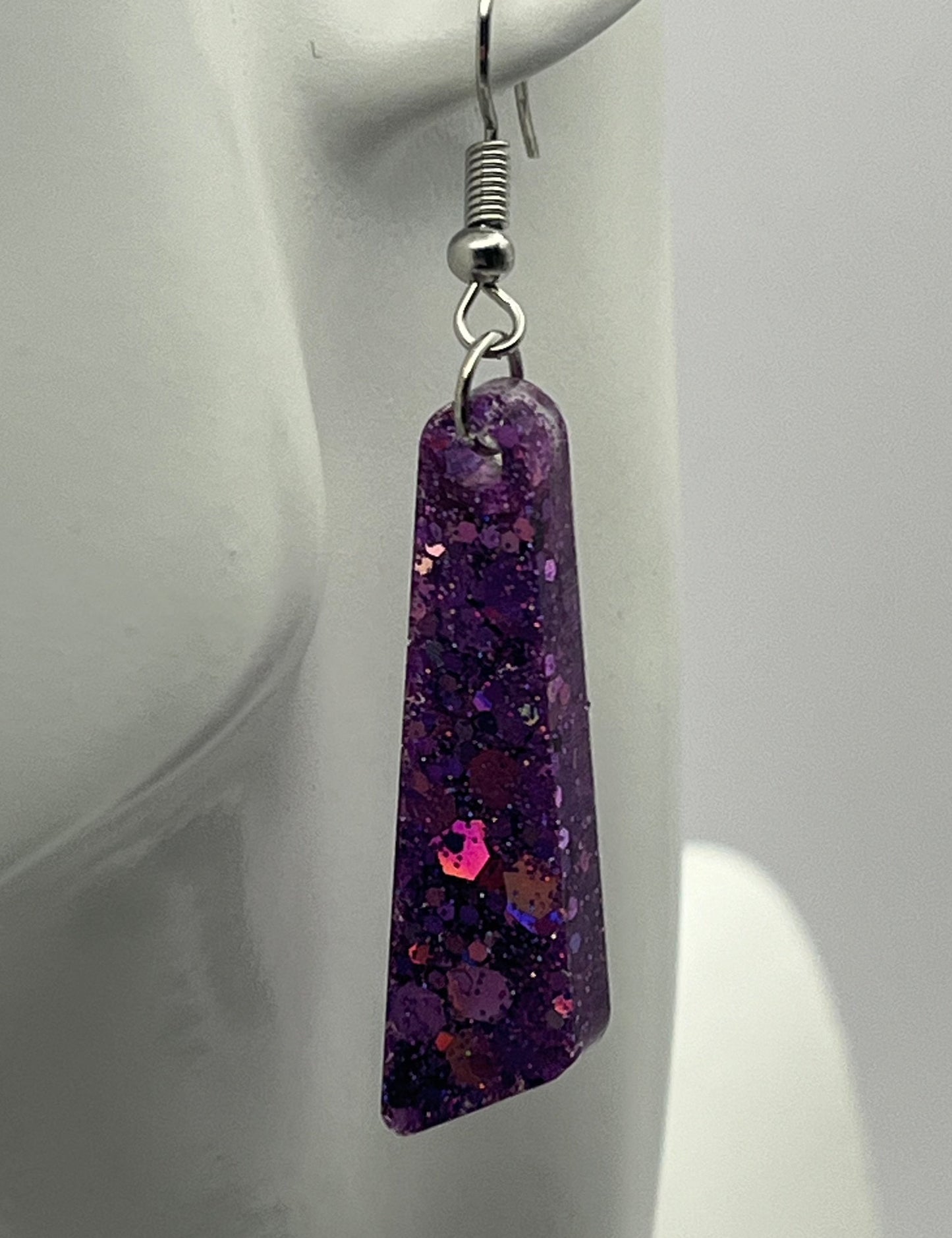 Medium Dangles Pinkish-Purple