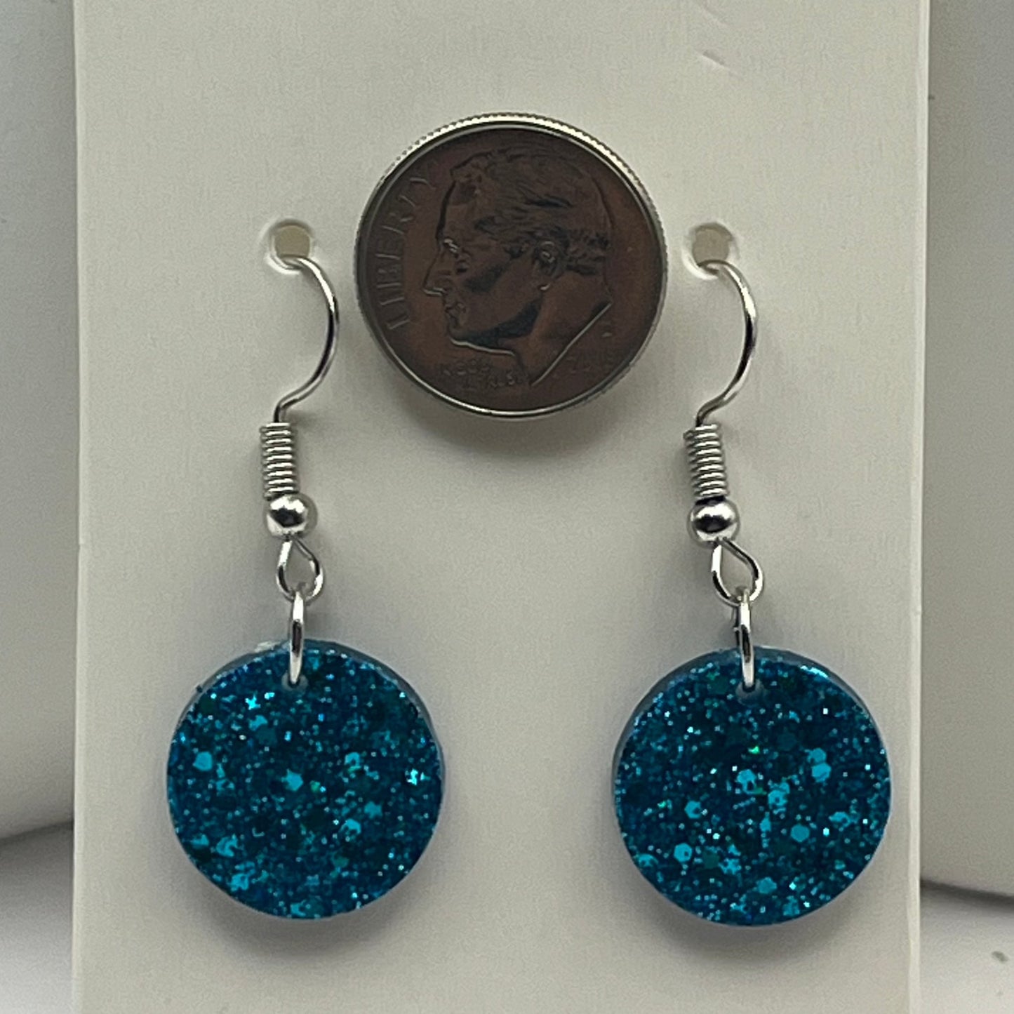 Small Circles Shiny Teal
