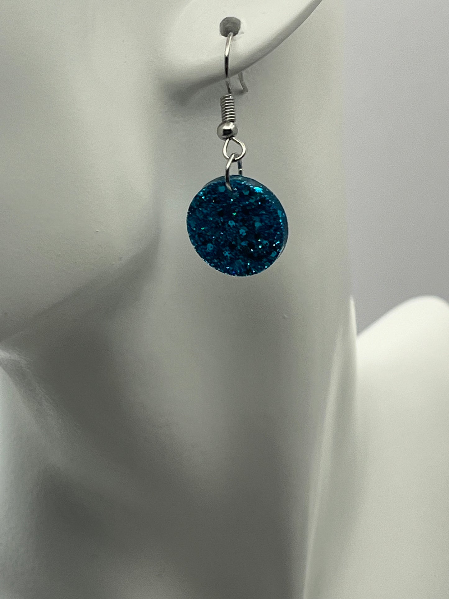 Small Circles Shiny Teal