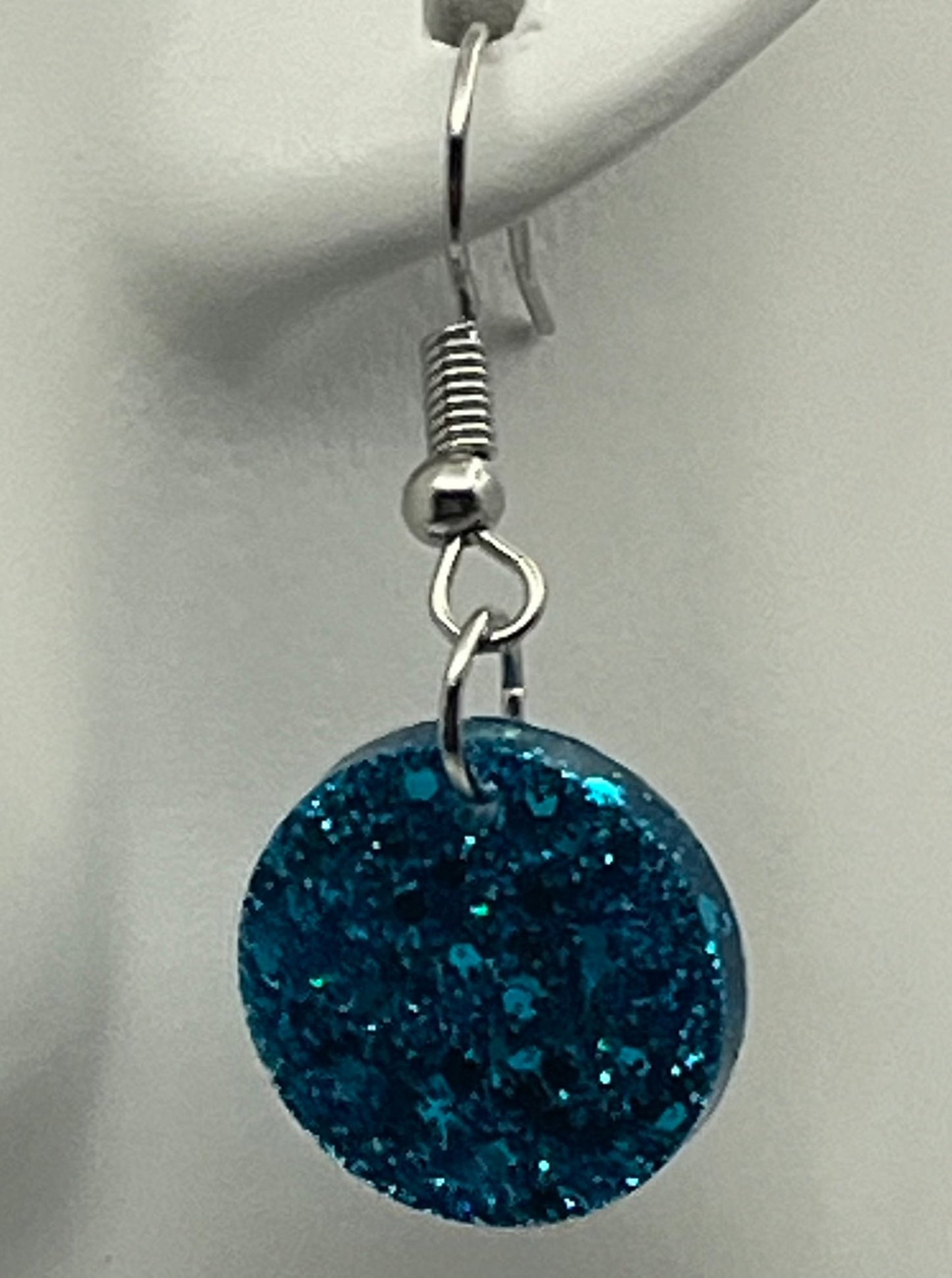 Small Circles Shiny Teal