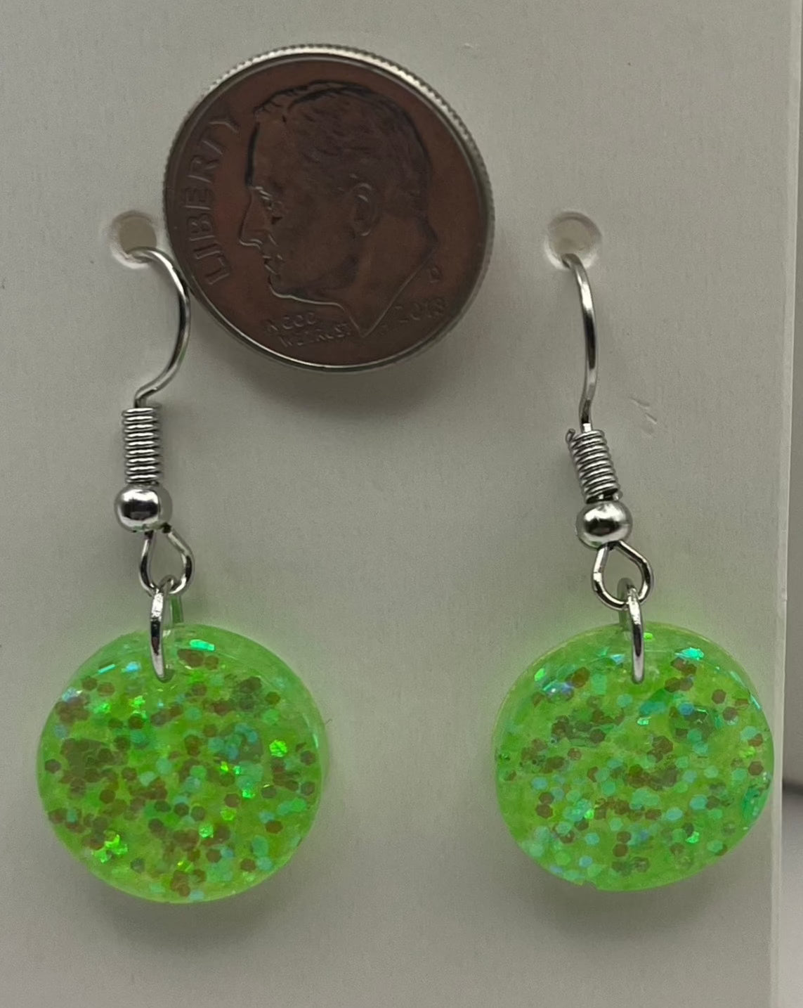 Small Circles Bright Green
