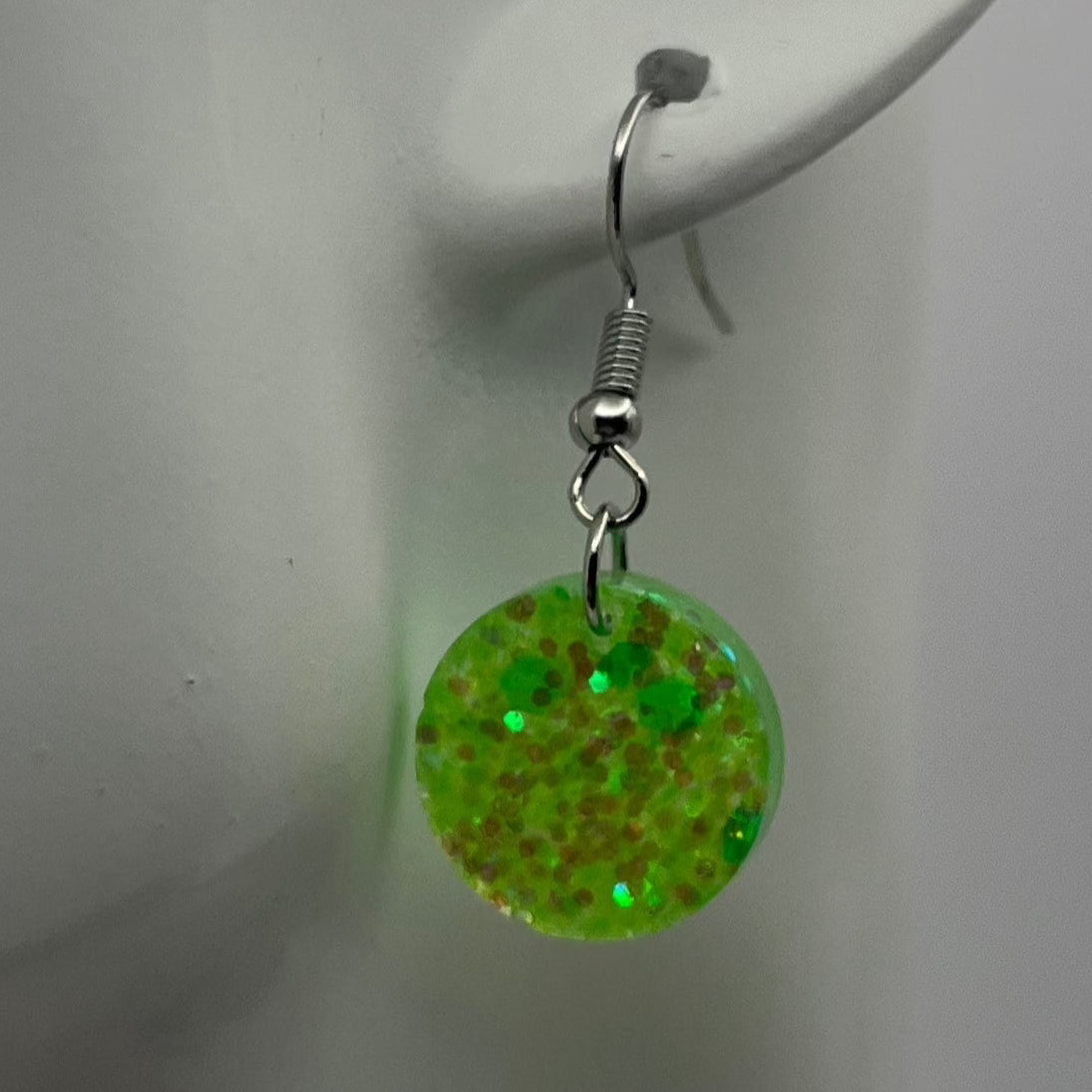 Small Circles Bright Green