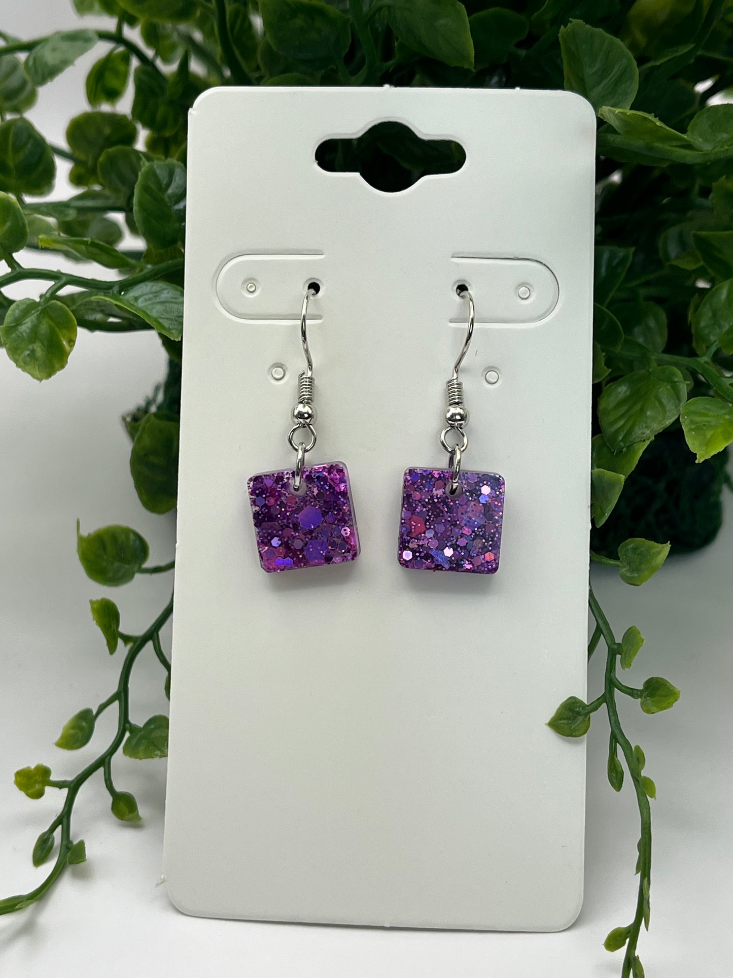 Small Squares Pinkish-Purple