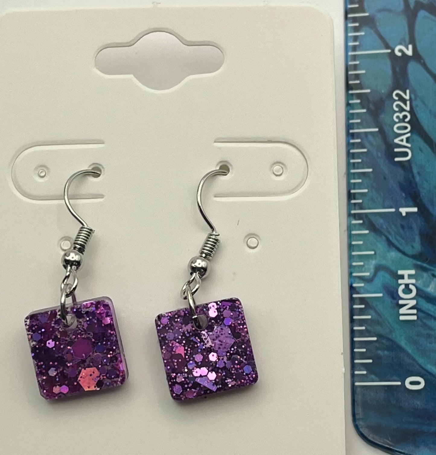 Small Squares Pinkish-Purple