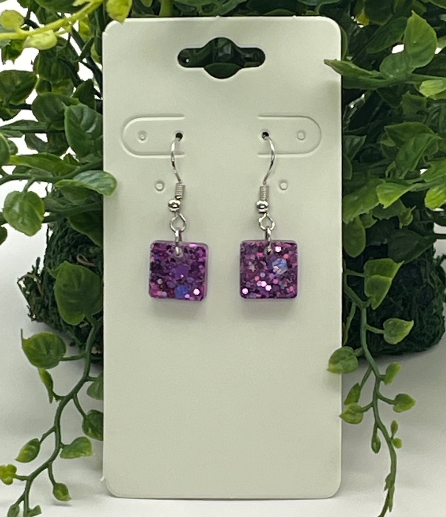 Small Squares Pinkish-Purple