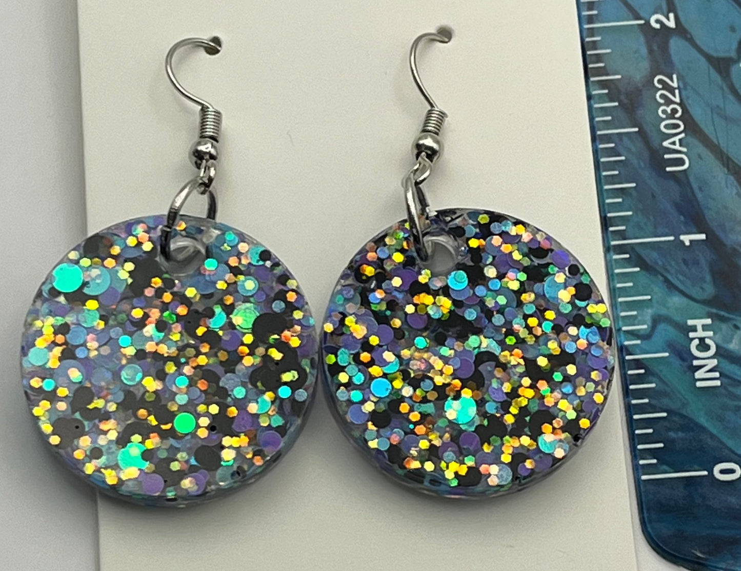 Medium Circles, Purple, Light Blue, and Black