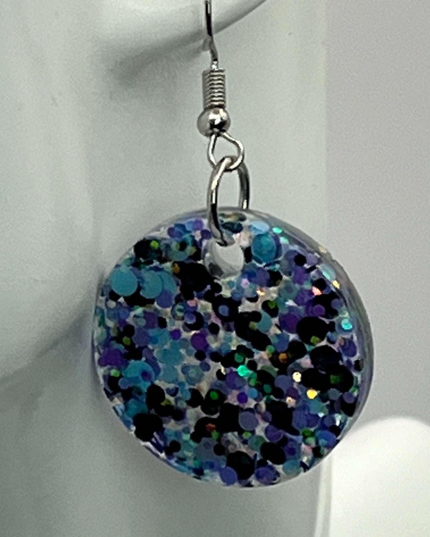Medium Circles, Purple, Light Blue, and Black