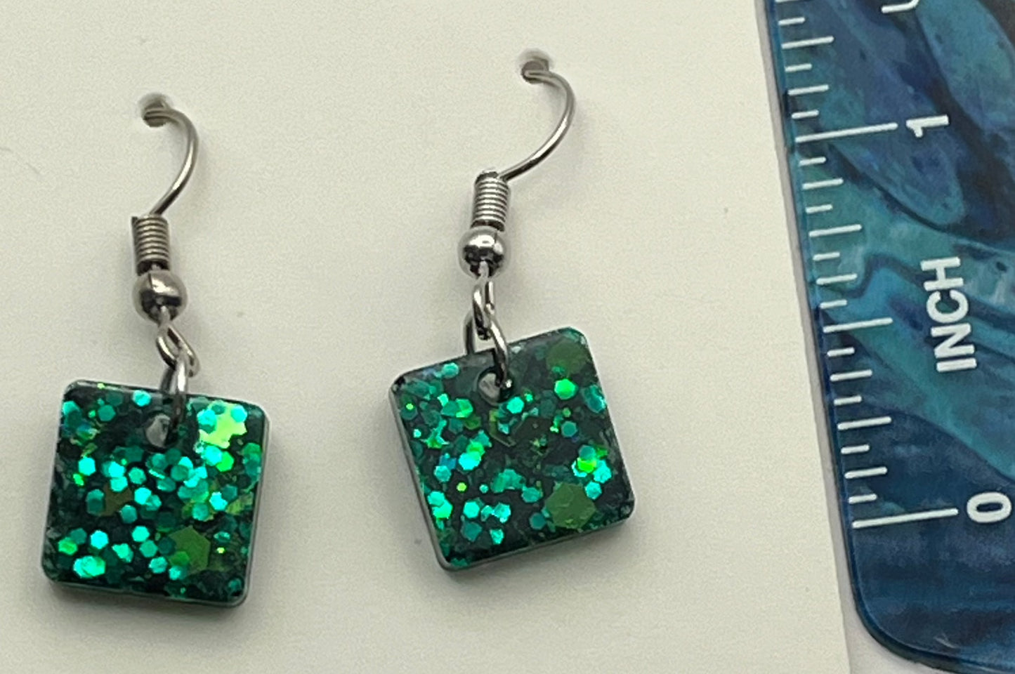 Small Squares light and dark green