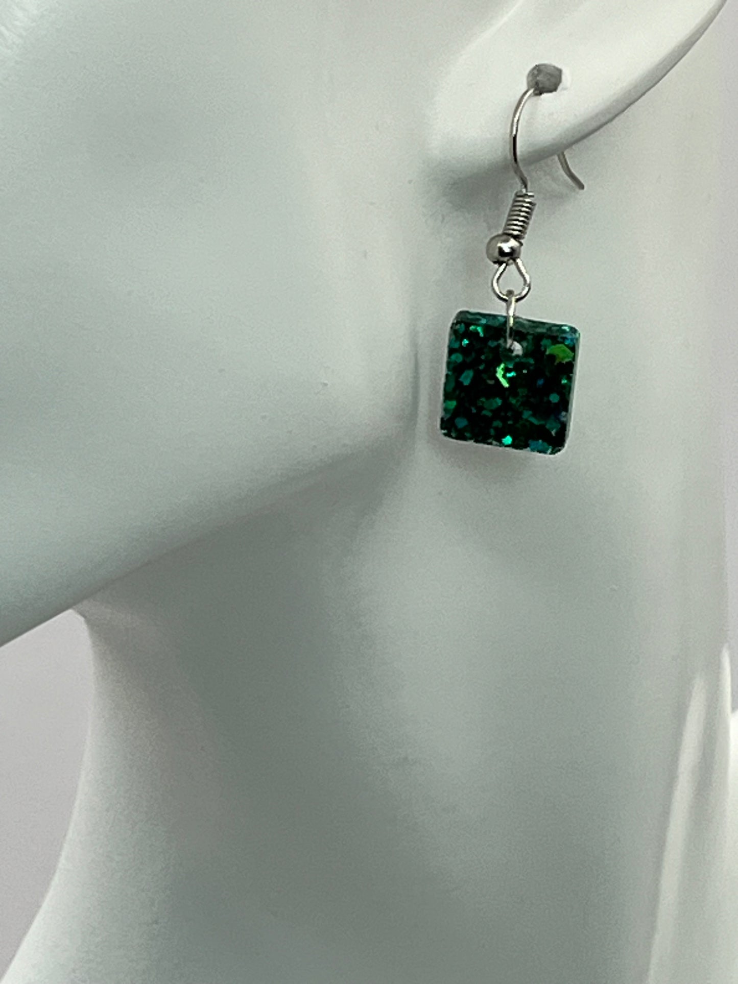 Small Squares light and dark green