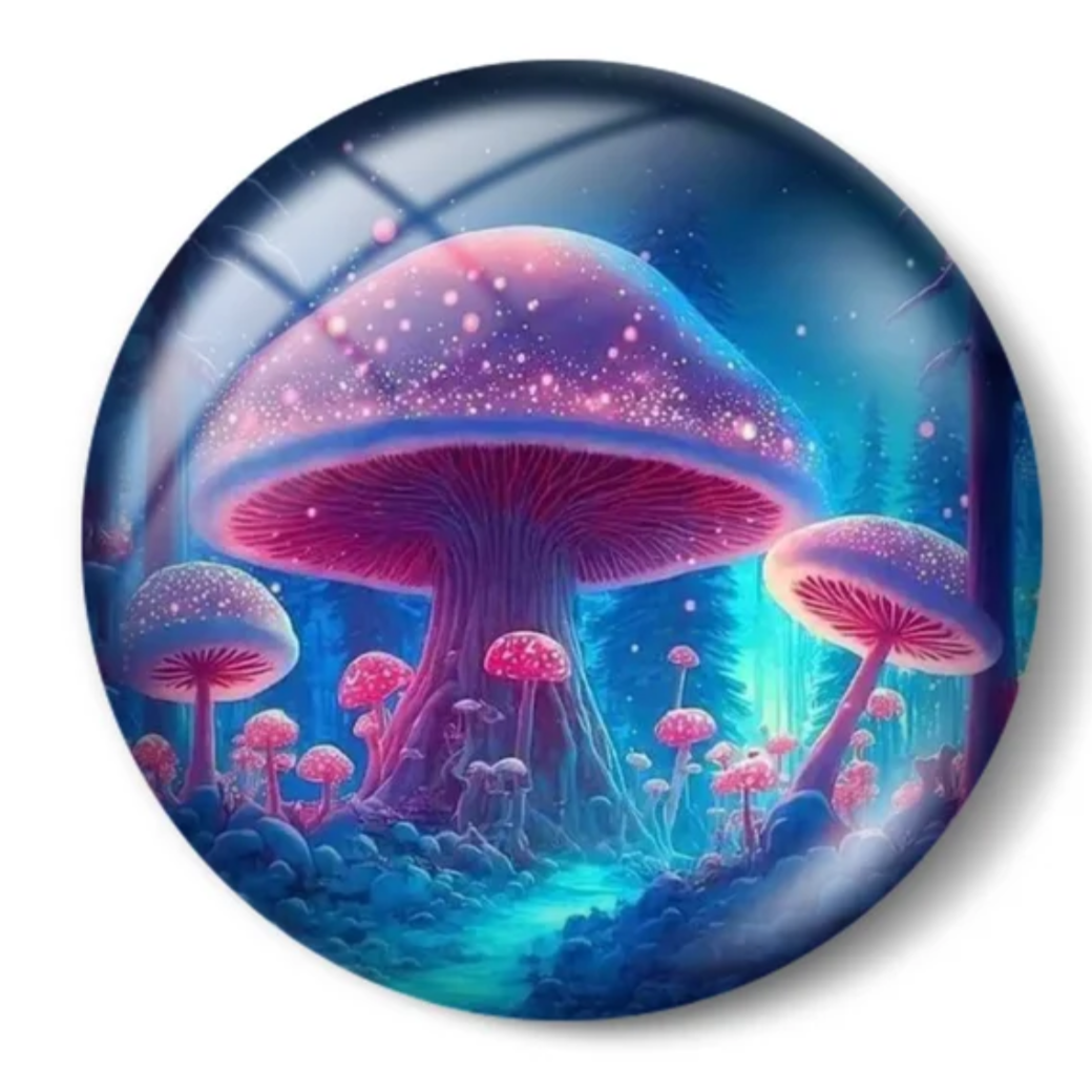 3 Pair Fantasy Mushroom Set