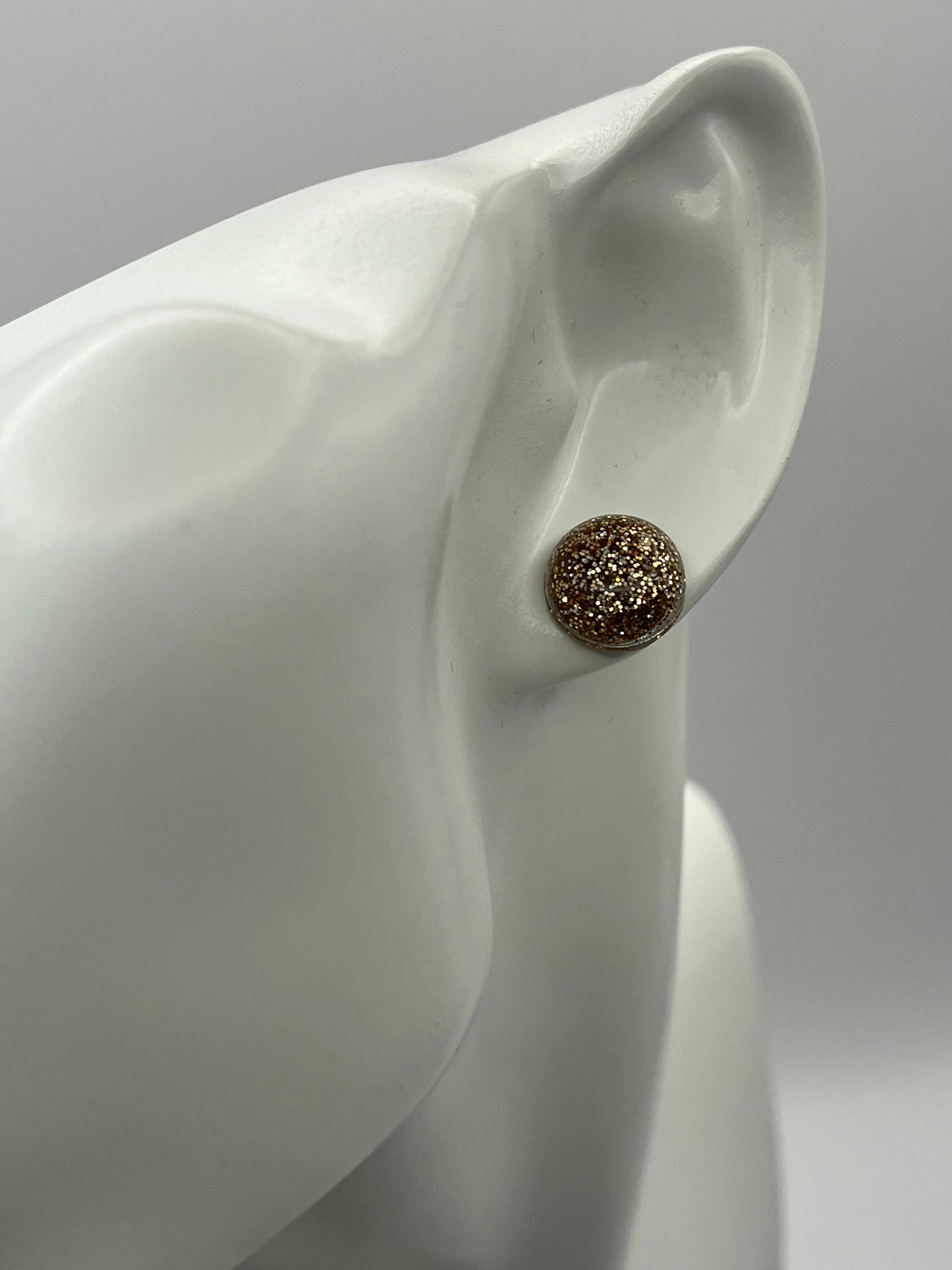 Single Pair Rose Gold Studs