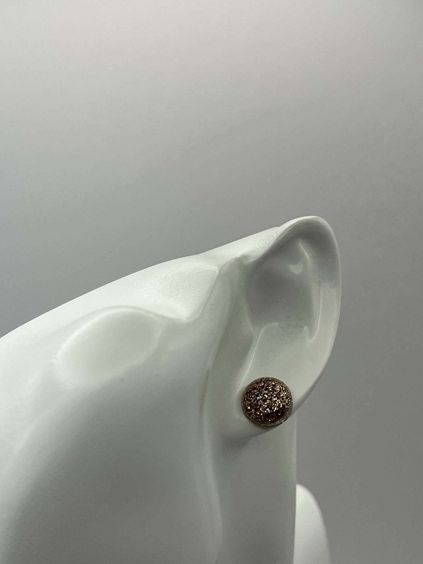 Single Pair Rose Gold Studs