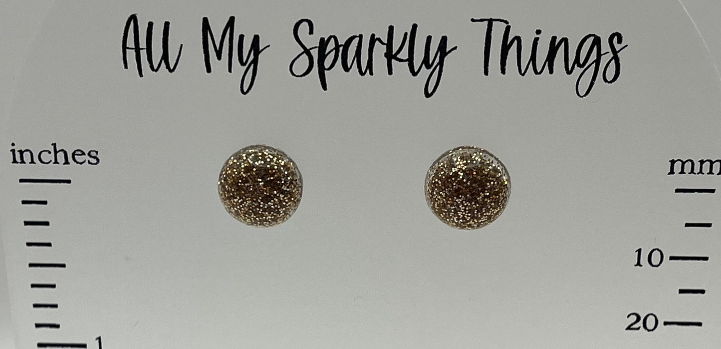 Single Pair Rose Gold Studs