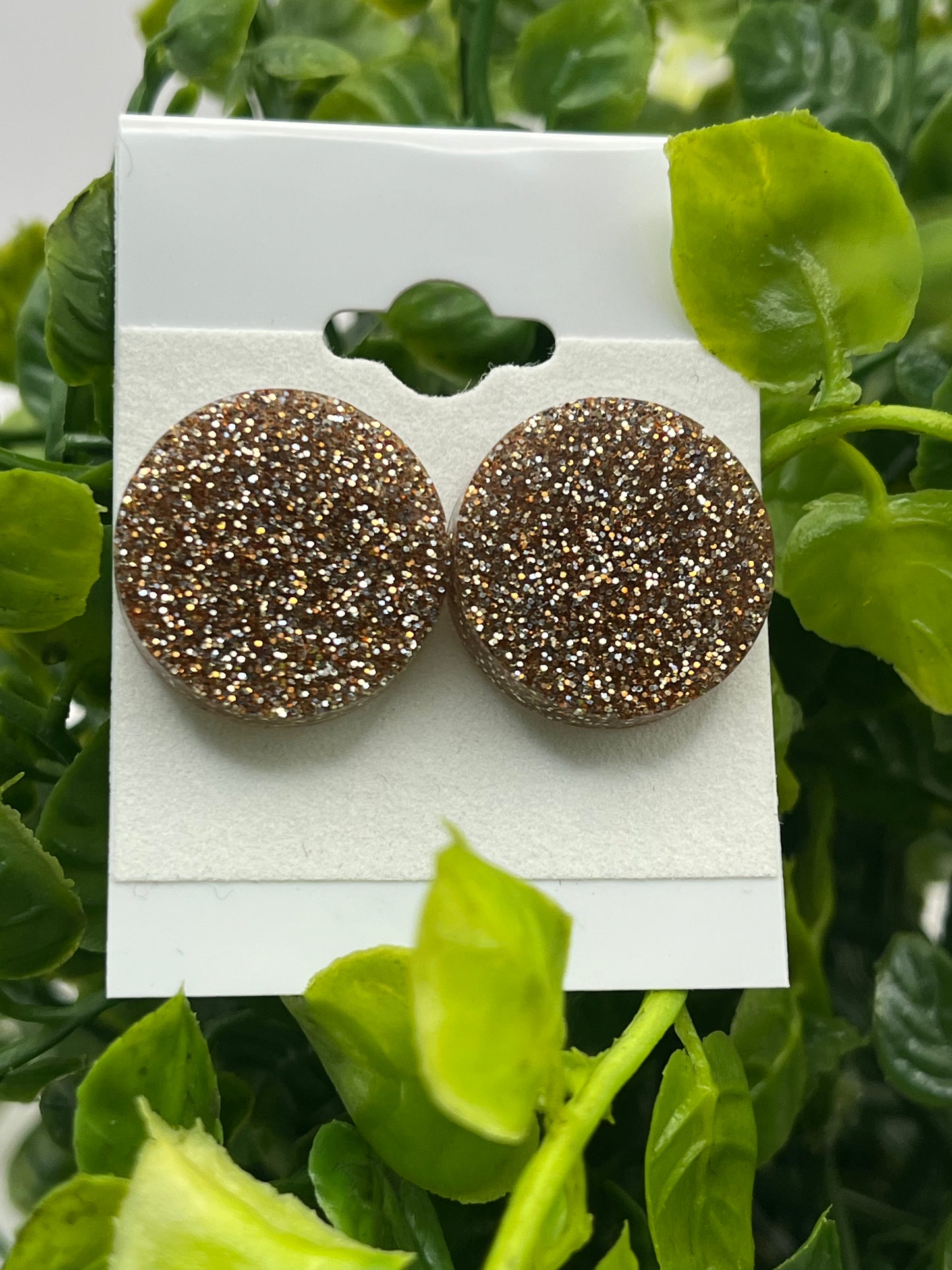 Large 18 mm Studs- Rose Gold