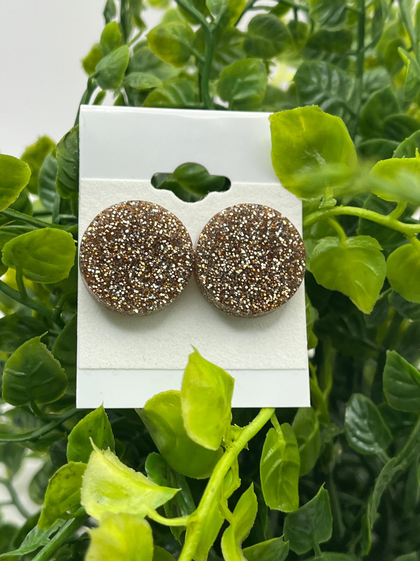 Large 18 mm Studs- Rose Gold