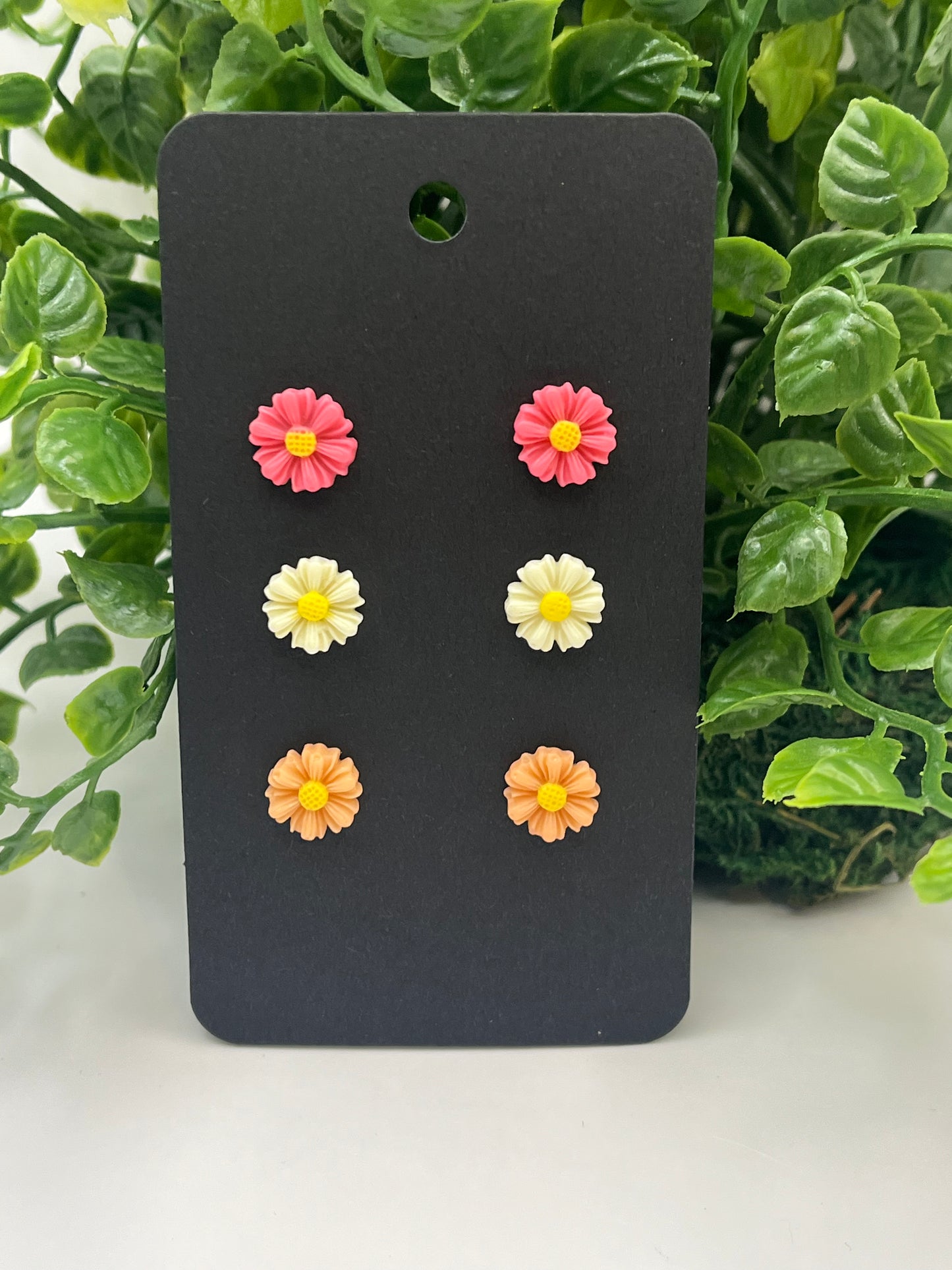 3 Pair Pack, Small flowers set #2