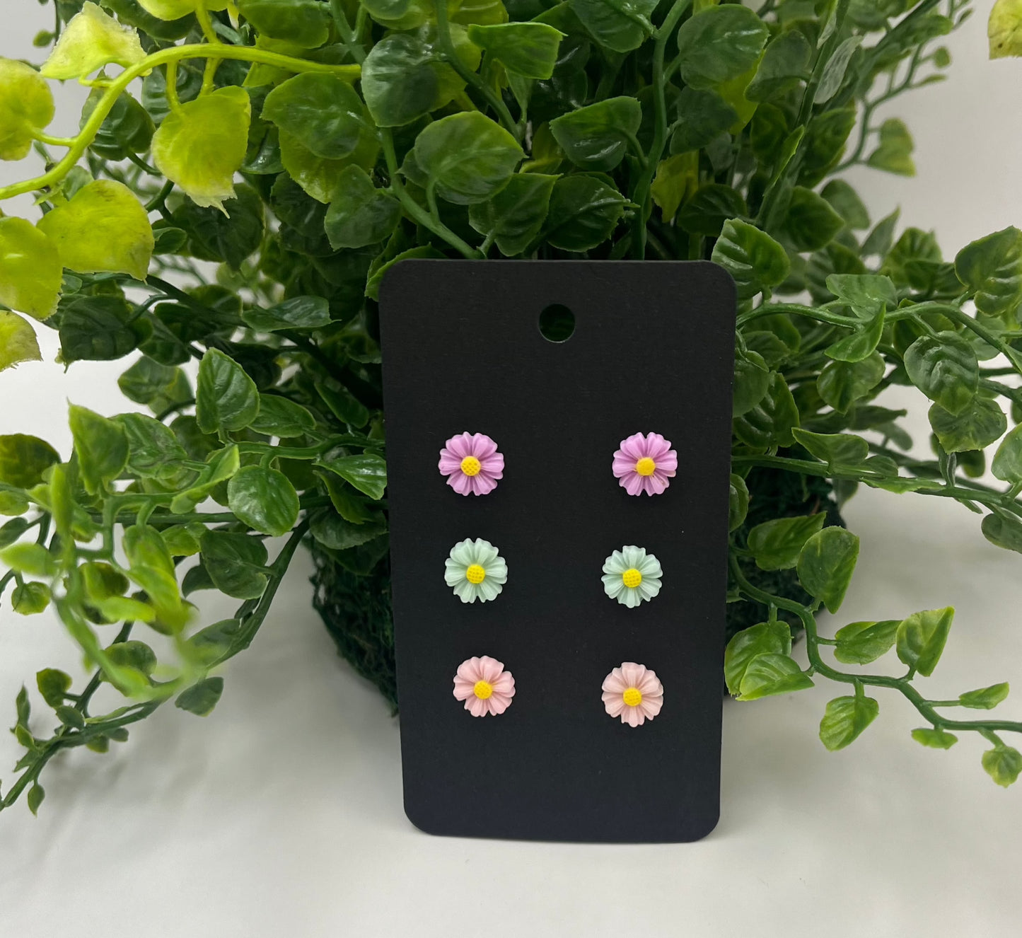 3 Pair Pack, small flowers set #1