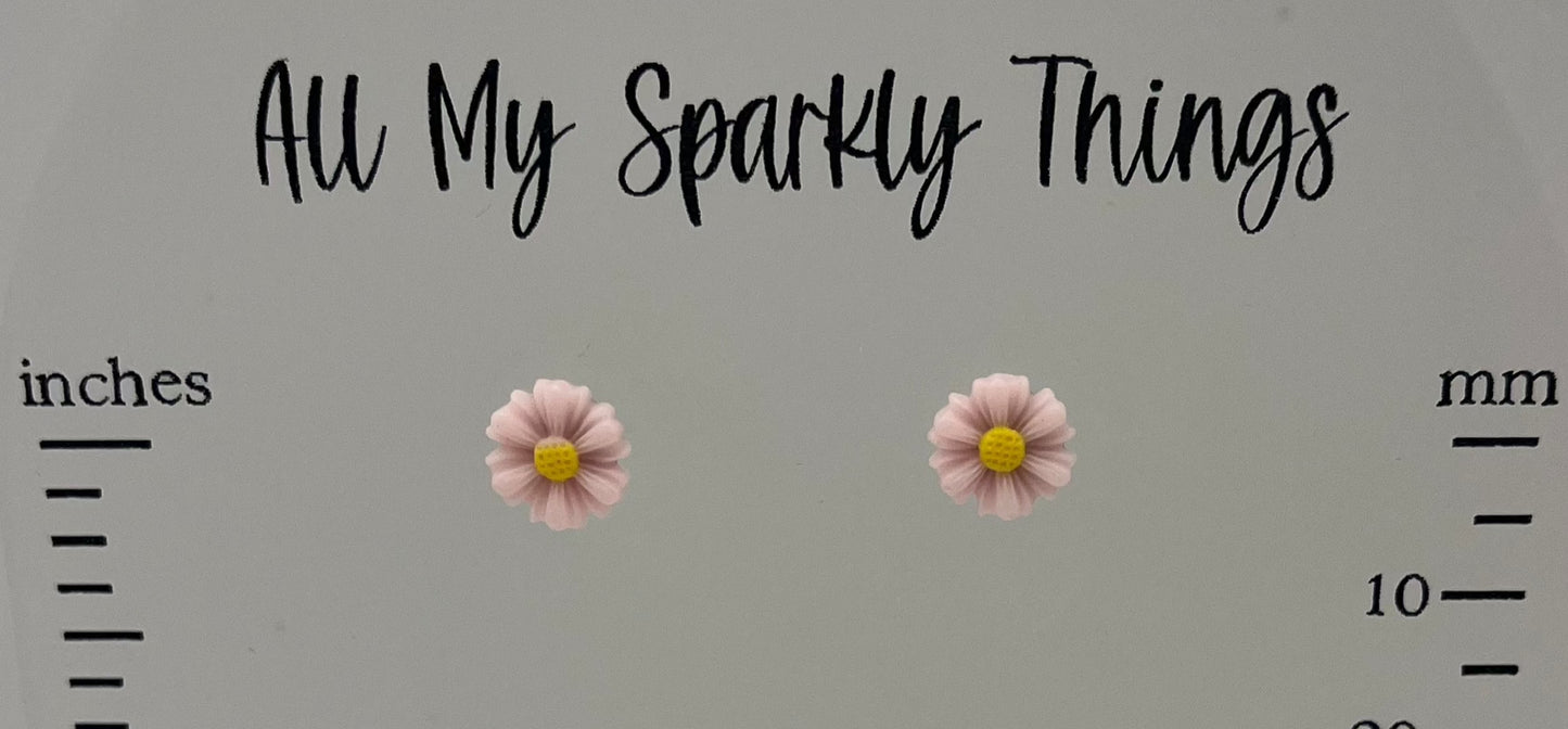 3 Pair Pack, small flowers set #1
