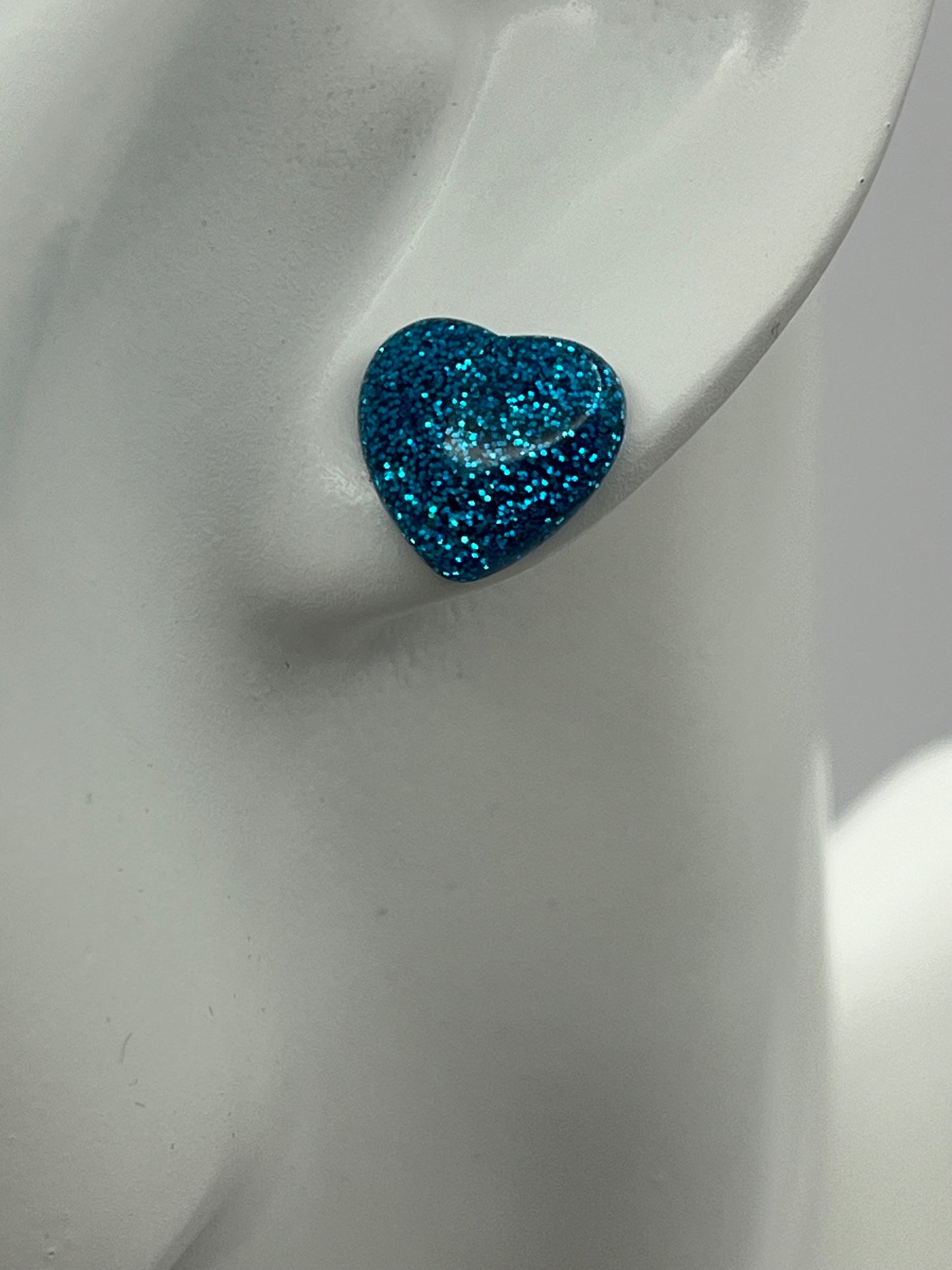 3 Pair Pack, Hearts Teal, Silver, and Black