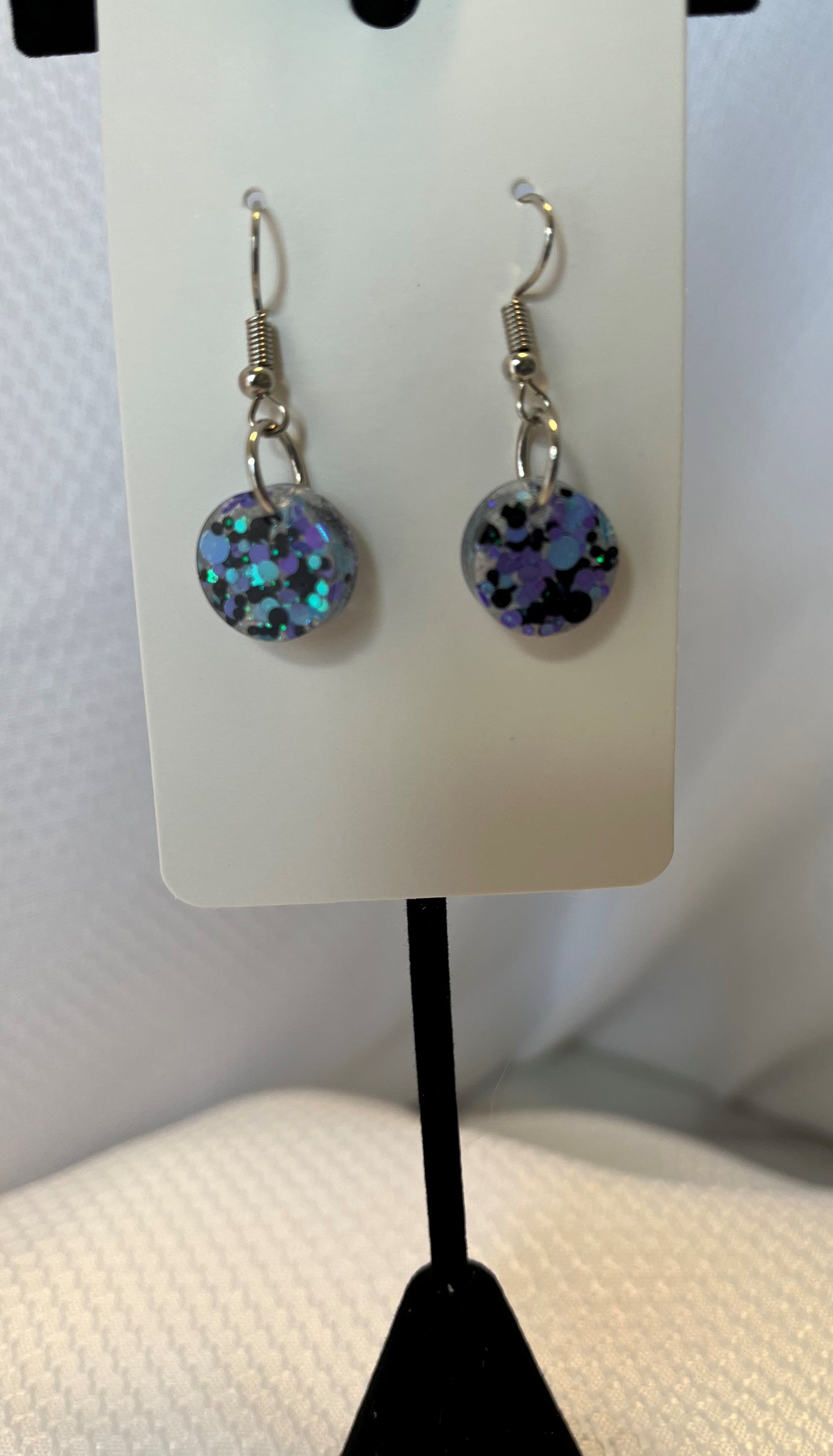 Small Circles w/ Black, Purple, and Light Blue