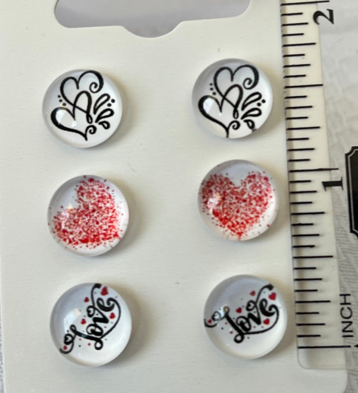 Three pair packs, hearts and love pack