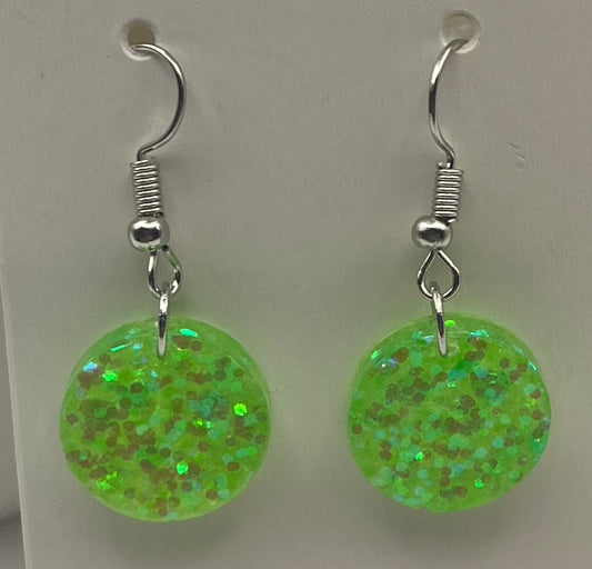 Small Circles Bright Green