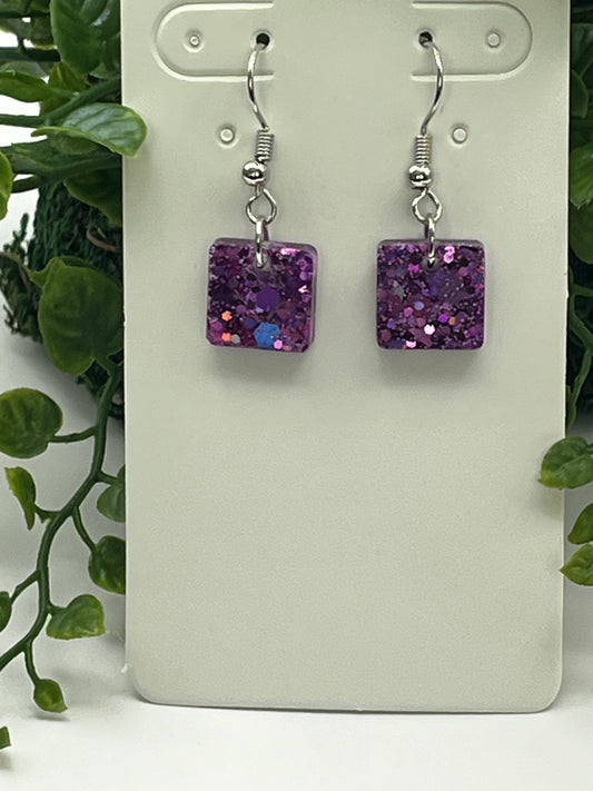 Small Squares Pinkish-Purple