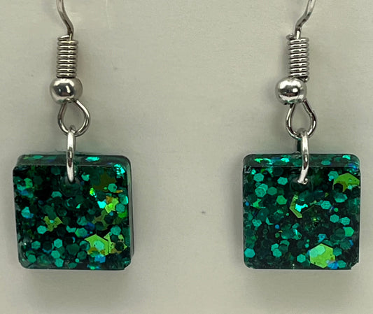 Small Squares light and dark green