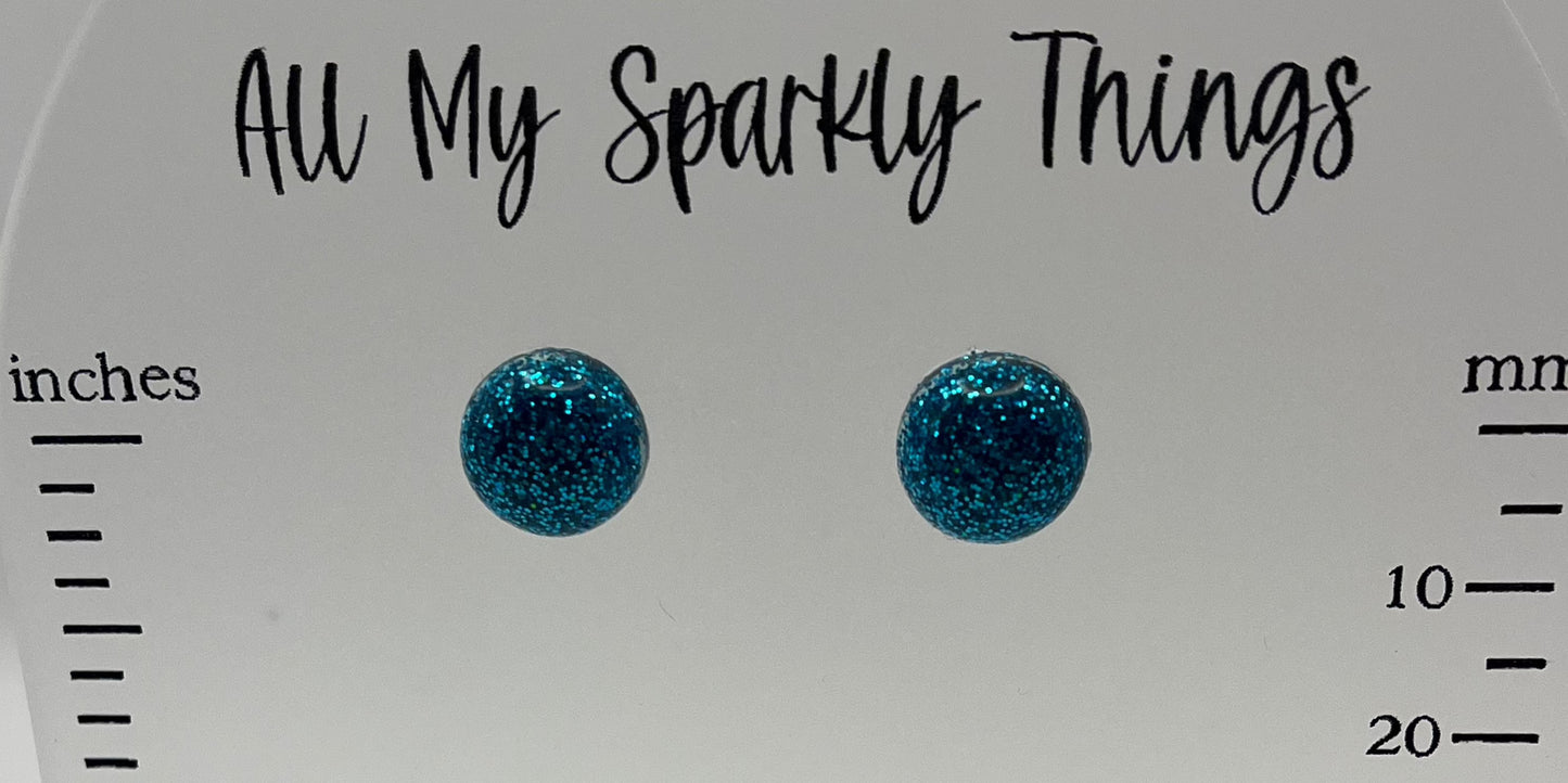 Single Pair Aquamarine Studs