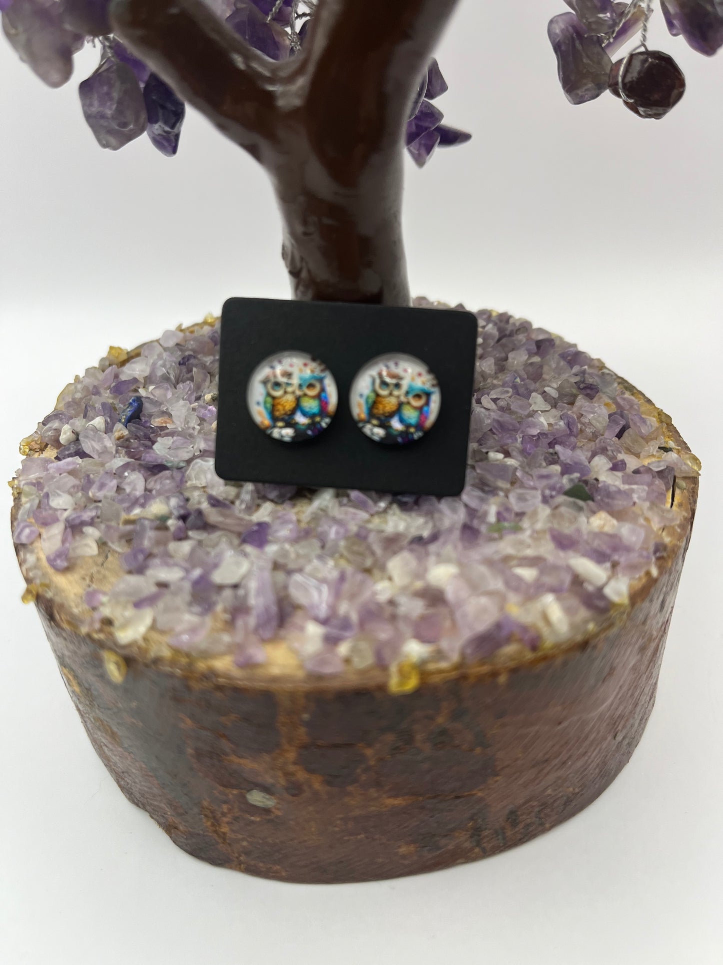 Single Pair Owl Studs