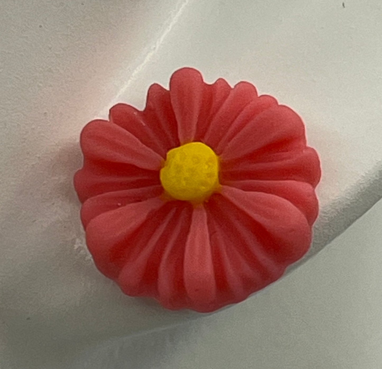 Single Pair Coral Flower Studs