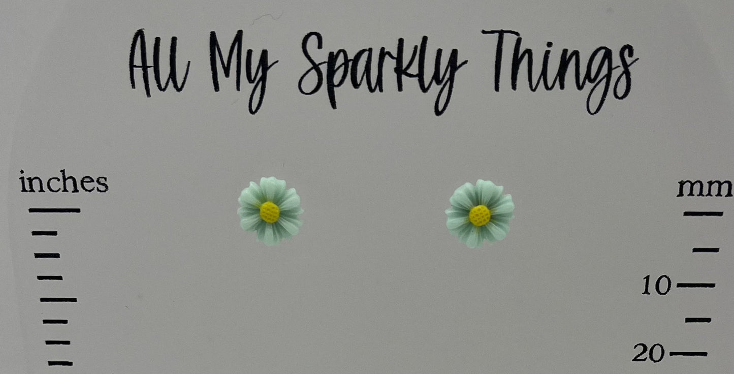 3 Pair Pack, small flowers set #1