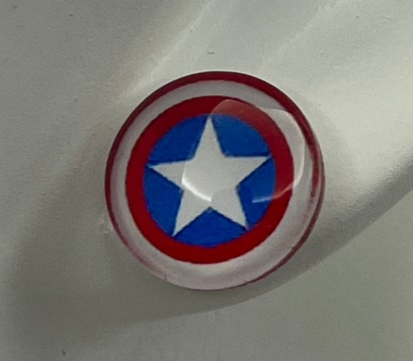Single Pair America stars 12mm