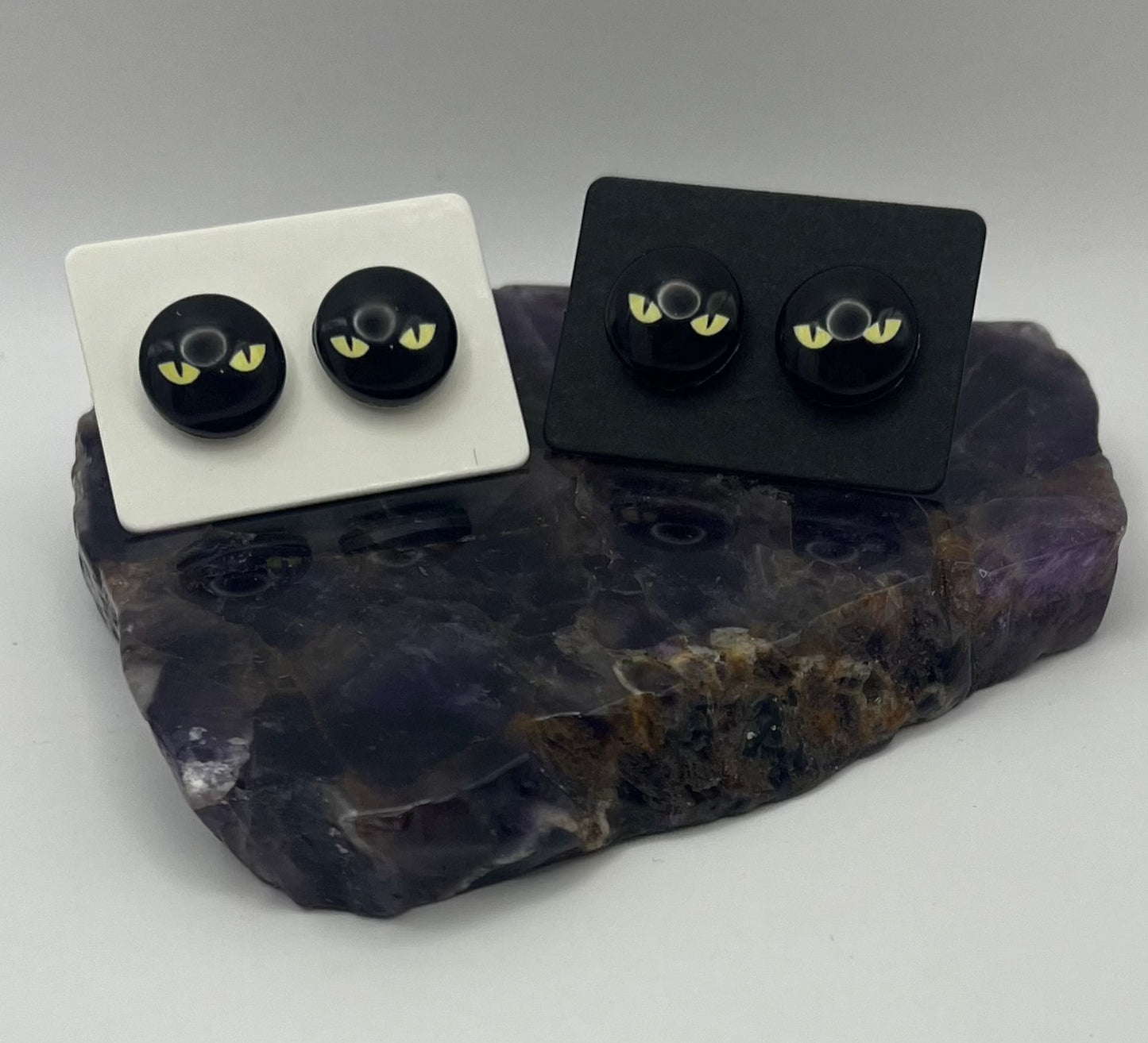 Single Pair, 12 mm black cats