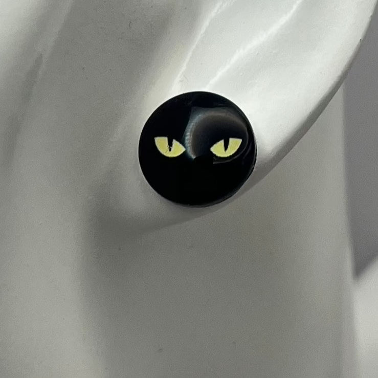 Single Pair, 12 mm black cats