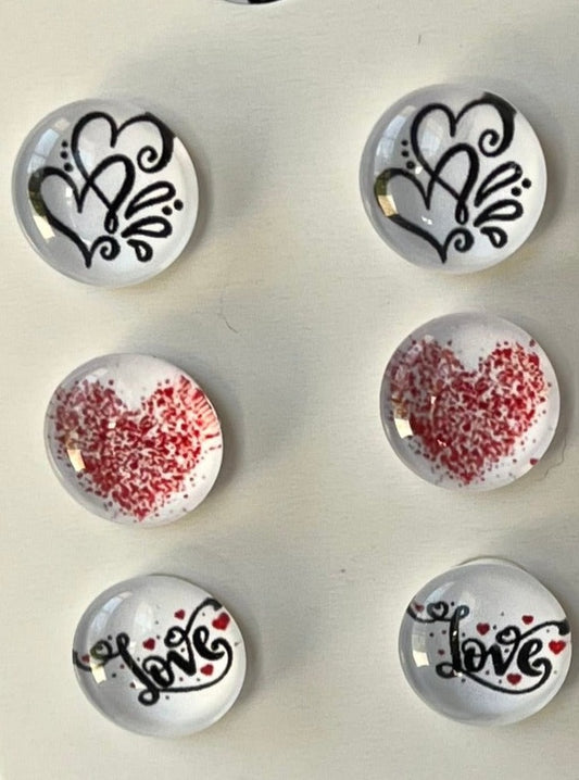 Three pair packs, hearts and love pack